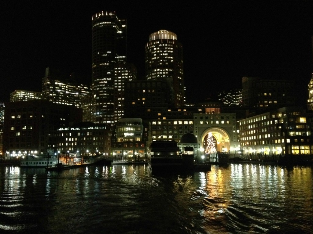 Rowes Wharf at Night