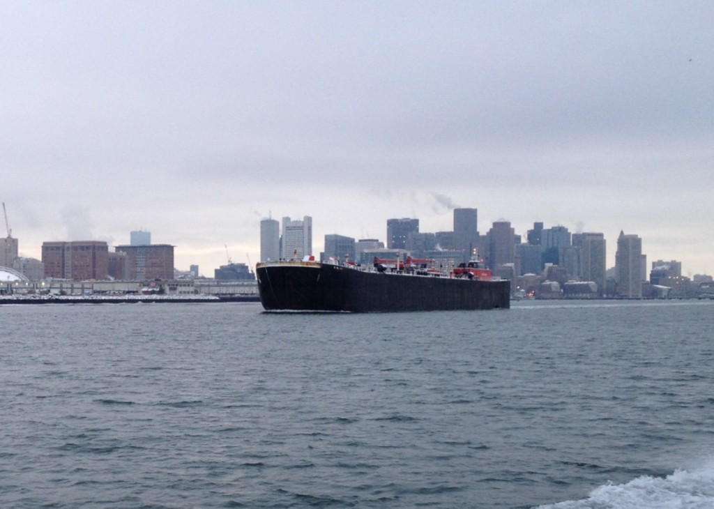 Boston Harbor winter