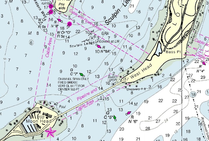 Boston Harbor Navigation Chart