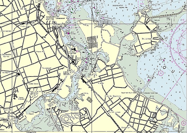 Neponset Reservoir Depth Chart