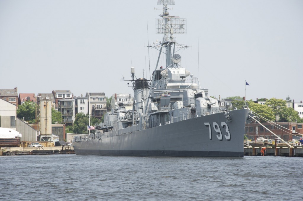 USS Cassin Young destroyer boston harbor navy ship
