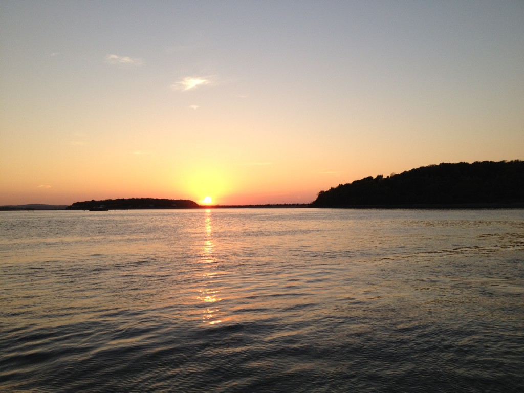 Boston Harbor Sunset